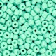 Glas rocailles kralen 8/0 (3mm) Mint turquoise